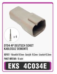 DT04-4P DEUTSCH SOKET  DEMONTE Connector