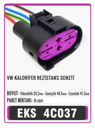 VW KALORİFER REZİSTANS SOKETİ Connector
