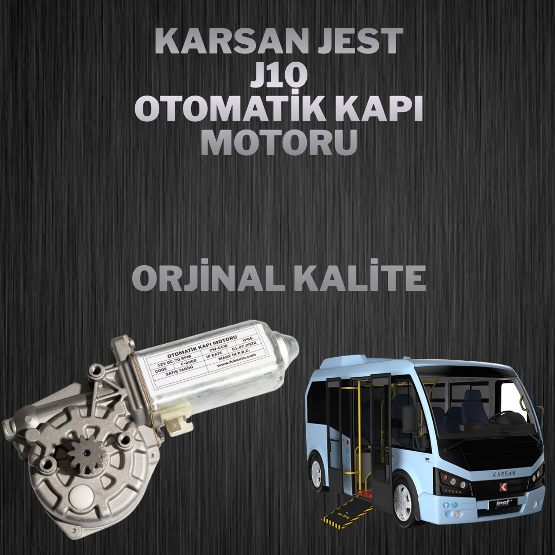 KARSAN JEST J10 OTOMATİK KAYAR KAPI MOTORU 12V