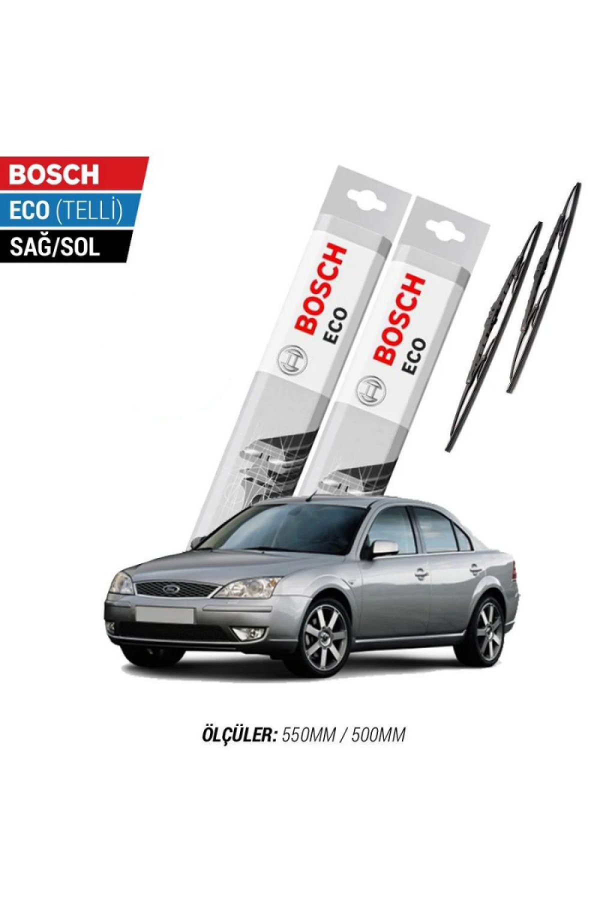 Ford Mondeo 2005 Model Silecek Takımı Bosch Eco (Telli)