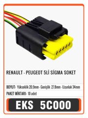 RENAULT - PEUGEOT 5 Lİ SİGMA SOKET Connector