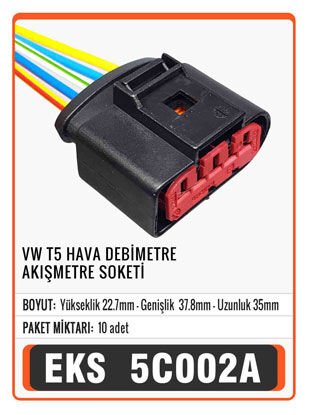 VW T5 HAVA DEBİMETRE - AKIŞMETRE SOKETI Connector