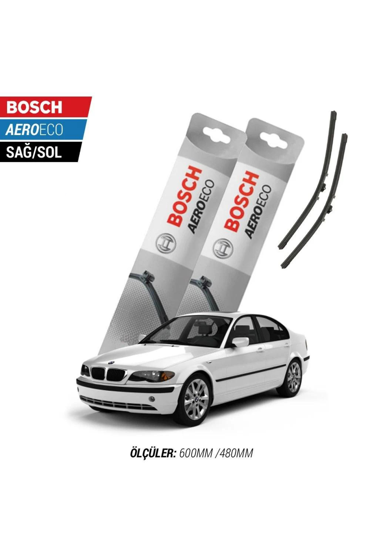 Bmw 3 Serisi E46 1999 Model Bosch Aeroeco Muz Silecek Takımı