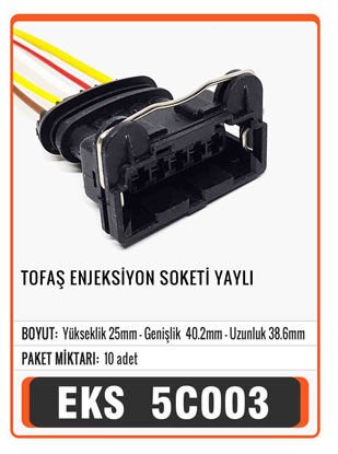 TOFAŞ ENJEKSİYON SOKETİ YAYLI Connector