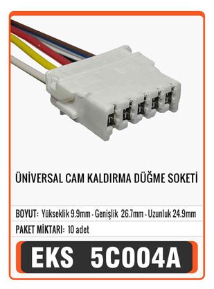 UNIVERSAL CAM KALDIRMA DÜĞME SOKETI Connector