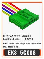 REZİSTANS SOKETİ  MEGANE II / DACIA STOP SOKETİ  7701207718 Connector