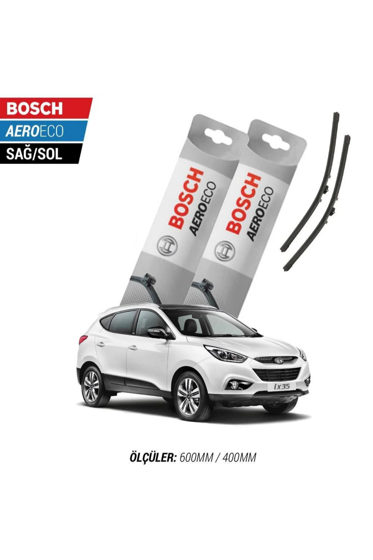 Hyundai İX35 2013 Model Bosch Aeroeco Muz Silecek Takımı