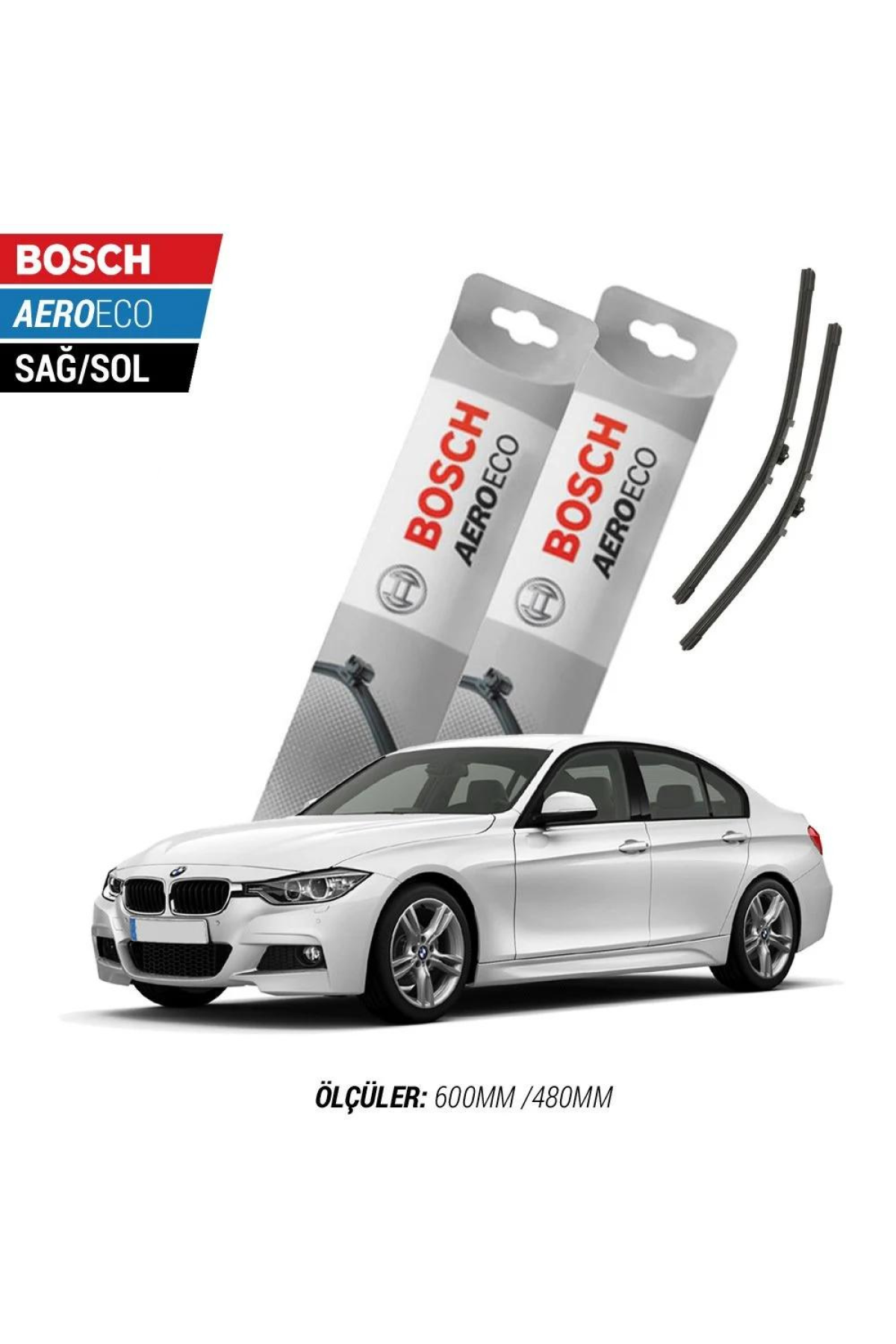 Bmw 3 Serisi F30 2014 Model Bosch Aeroeco Muz Silecek Takımı