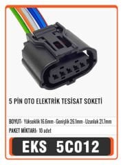 5 PİN OTO ELEKTRİK TESİSAT SOKETİ Connector