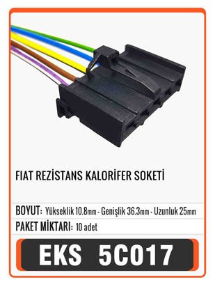 FİAT REZİSTANS KALORİFER SOKETİ Connector