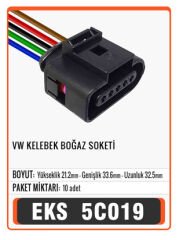 VW KELEBEK BOĞAZ SOKETİ      1J0973705 Connector