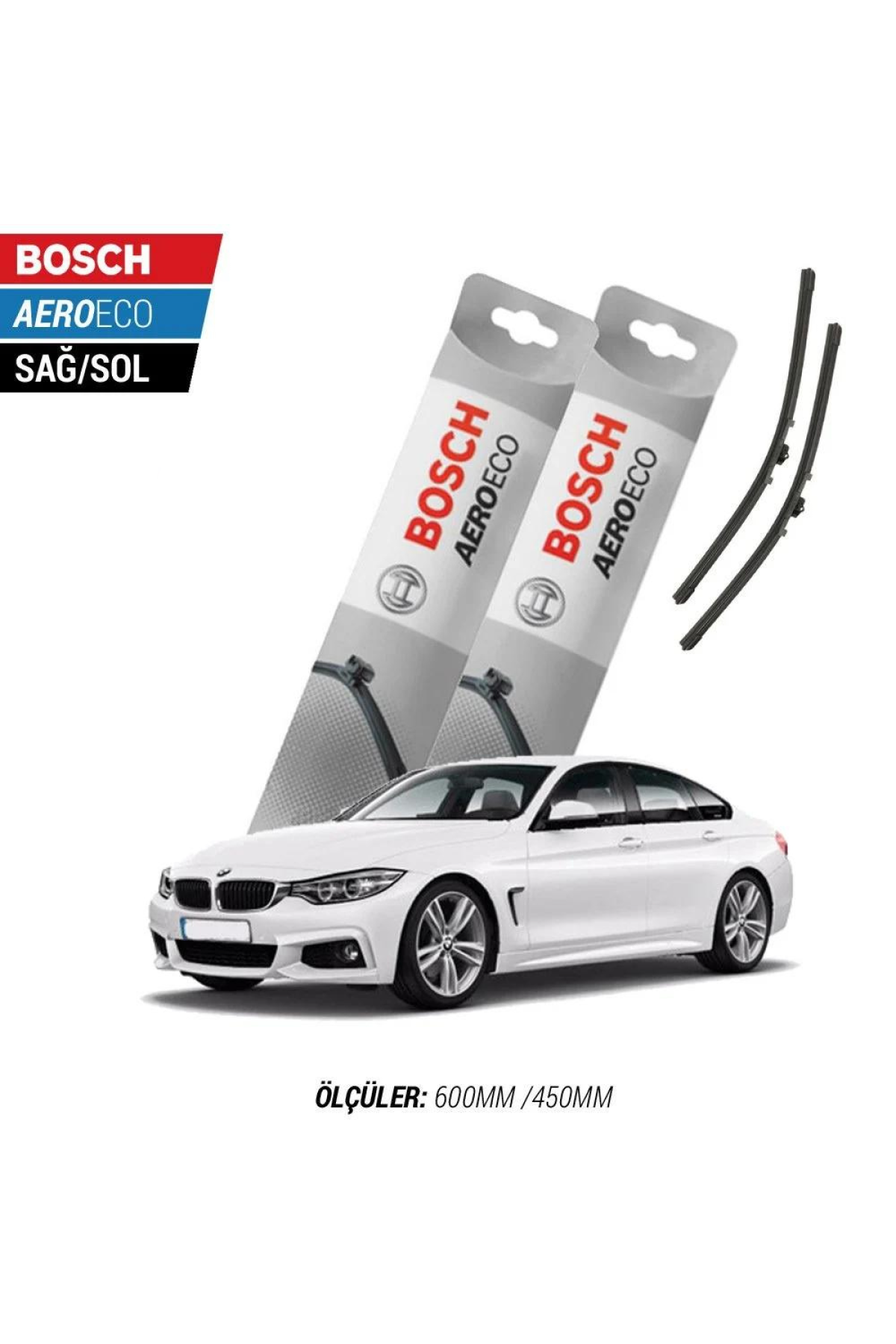 Bmw 4 Serisi F32/F33/F36 2017 Model Bosch Aeroeco Muz Silecek Takımı