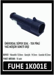 1K001E ÜNİVERSAL TEK PİNLİ YAĞ MÜŞÜR SOKETİ DİŞİ