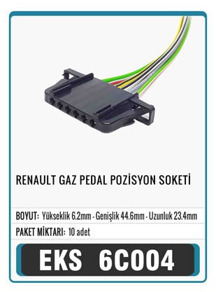 RENAULT GAZ PEDAL POZİSYON SOKETİ Connector