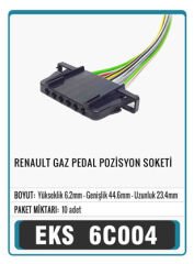 RENAULT GAZ PEDAL POZİSYON SOKETİ Connector