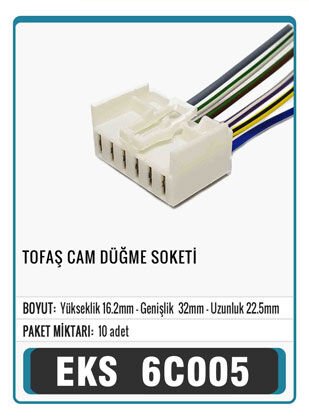 TOFAŞ CAM DÜĞME SOKETİ Connector