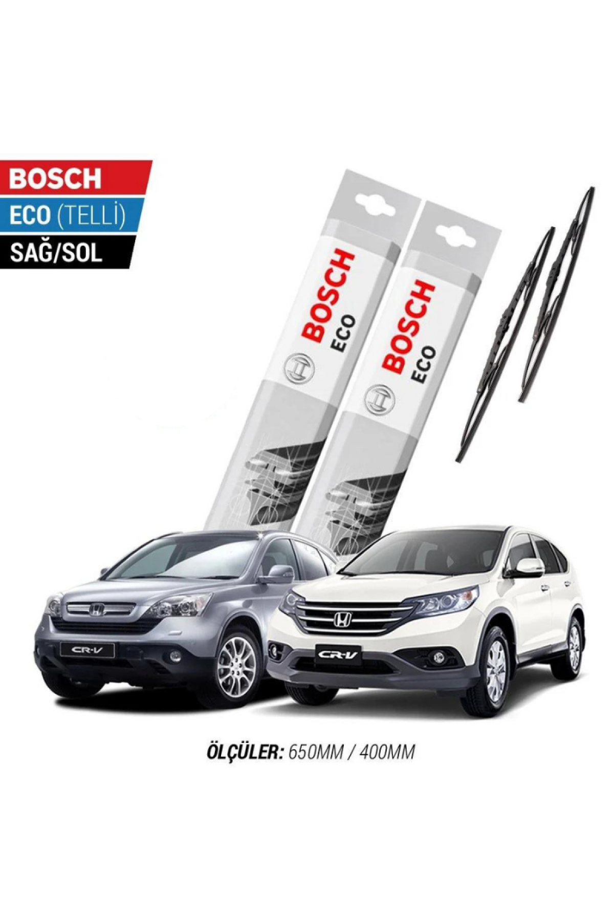 Honda CRV 2022 Model Silecek Takımı Bosch Eco (Telli)