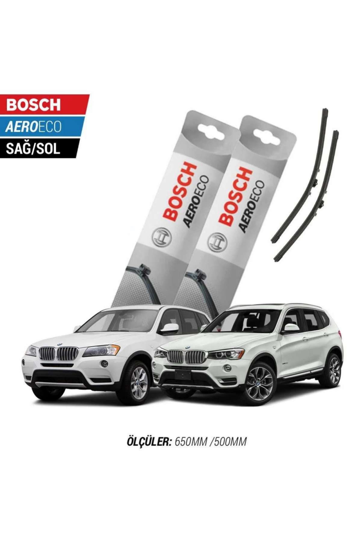 Bmw X3 F25 2011 Model Bosch Aeroeco Muz Silecek Takımı