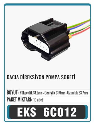 DACIA DİREKSİYON POMPA SOKETİ Connector