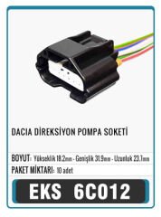 DACIA DİREKSİYON POMPA SOKETİ Connector