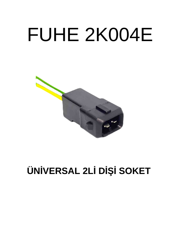 2K004E ÜNİVERSAL 2'Lİ DİŞİ SOKET