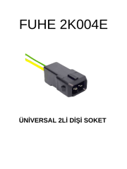 2K004E ÜNİVERSAL 2'Lİ DİŞİ SOKET