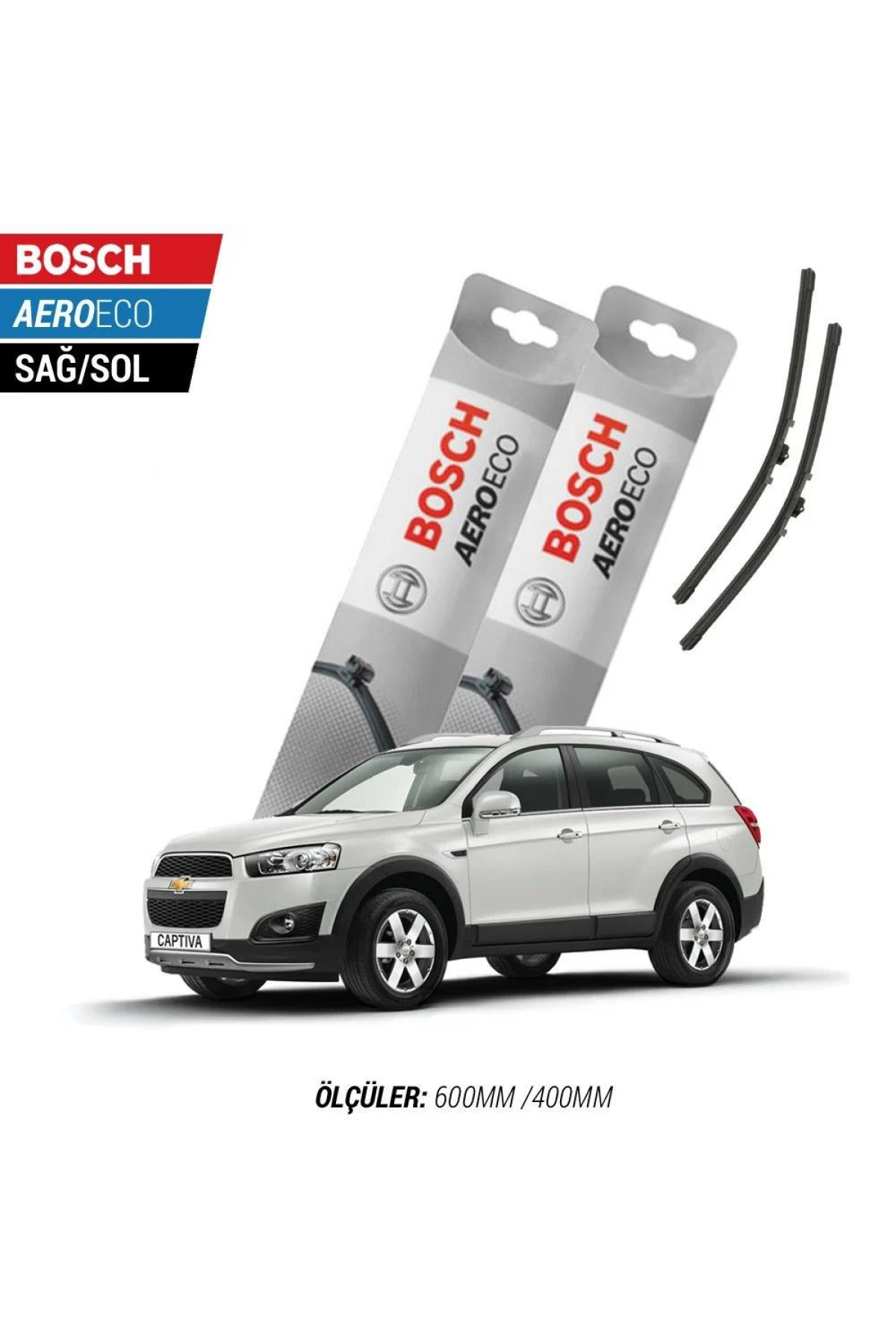 Chevrolet Captiva 2011 Model Bosch Aeroeco Muz Silecek Takımı