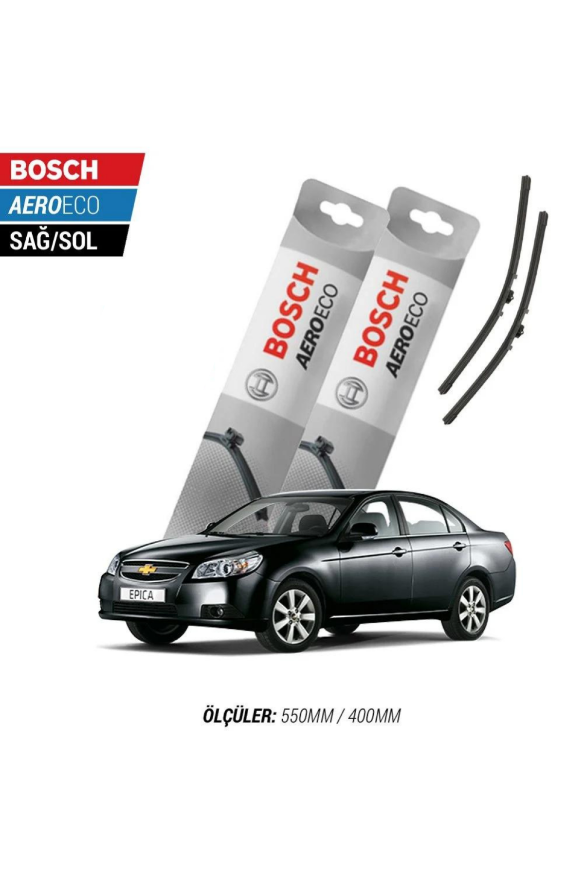 Chevrolet Epica 2007 Model Bosch Aeroeco Muz Silecek Takımı