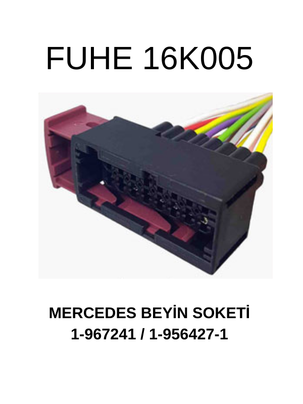 16K005 MERCEDES BEYİN SOKETİ     1-967242-1 1-965427-1