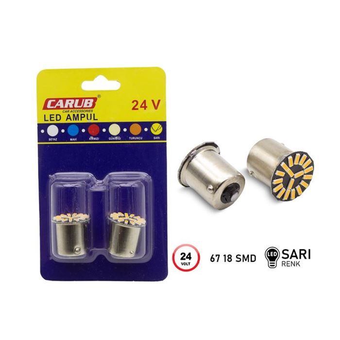AMPUL 24V 67 18 SMD SARİ