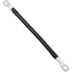 AKÜ ŞASE KABLOSU 16mm 30cm (SİYAH)