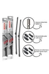 Bosch Orjinal ALFA ROMEO 156 2000 2'Lİ MUZ SİLECEK TAKIMI SW