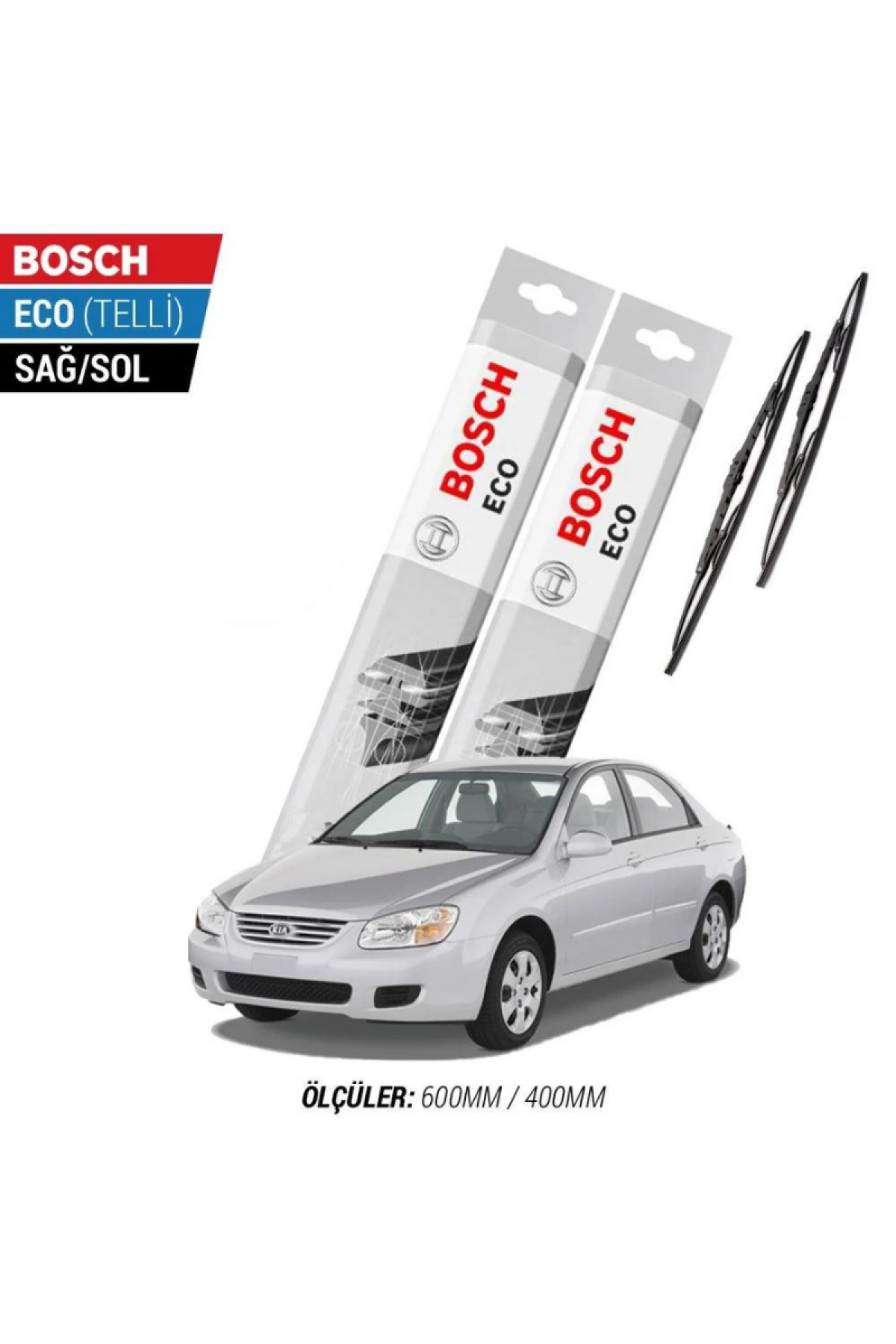 Kia Cerato 2008 Model Silecek Takımı Bosch Eco (Telli)