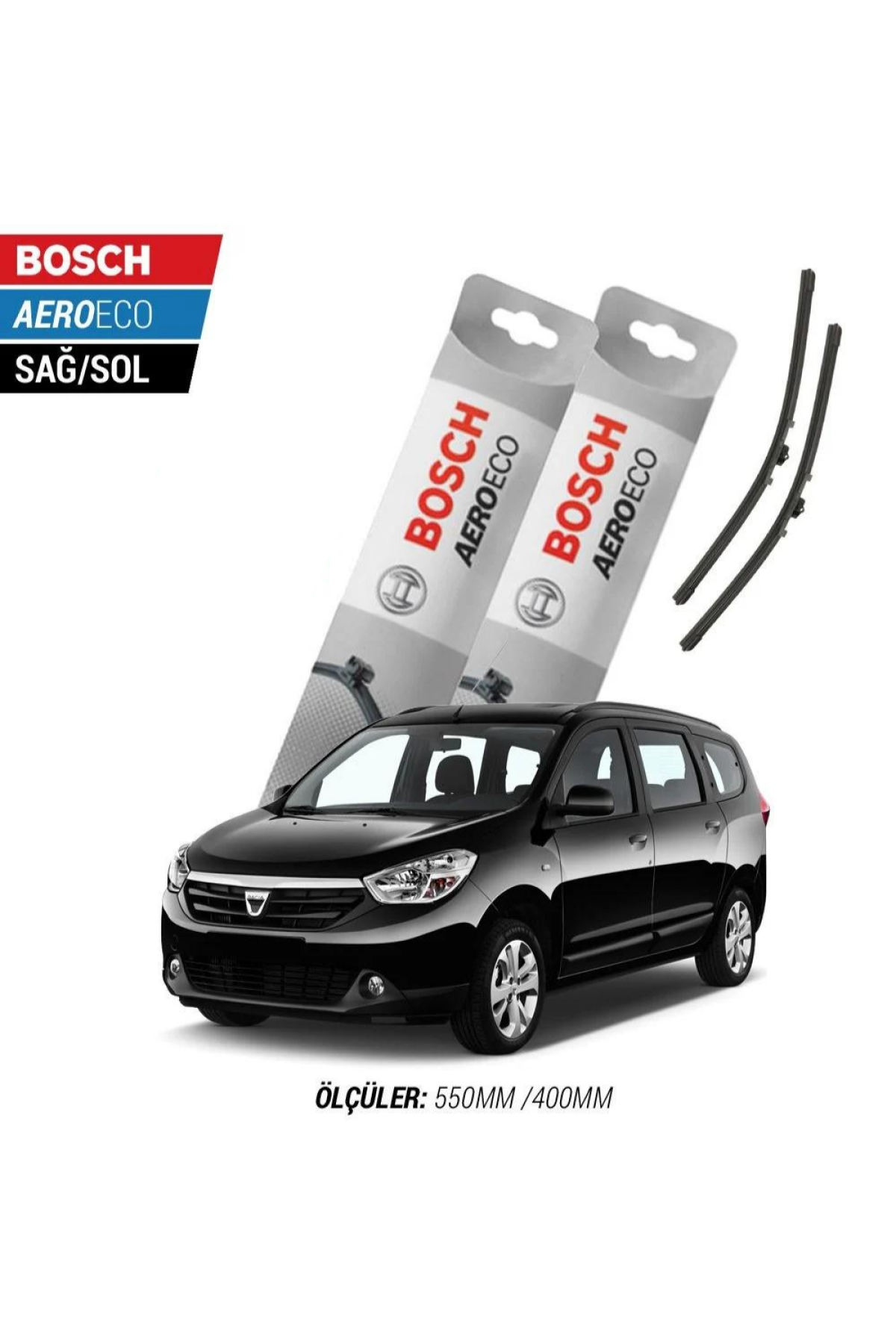Dacia Lodgy 2013 Model Bosch Aeroeco Muz Silecek Takımı