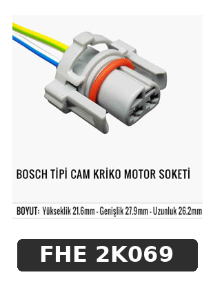 BOSCH TİPİ CAM KRİKO MOTOR SOKETİ