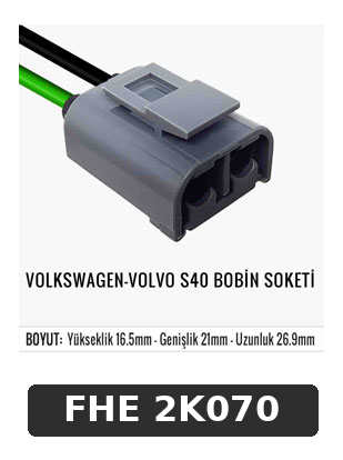 VOLKSWAGEN-VOLVO S40 BOBİN SOKETİ