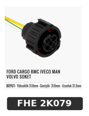 FORD CARGO BMC IVECO MAN VOLVO SOKET