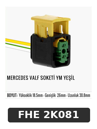 MERCEDES VALF SOKETİ YM YEŞİL