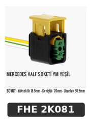 MERCEDES VALF SOKETİ YM YEŞİL