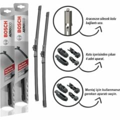 Dacıa Sandero 2010 Model Yeni Üretim Plastik Kutlu 2'li Muz Silecek Takımı
