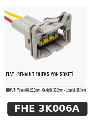 FİAT - RENAULT ENJEKSİYON SOKETİ