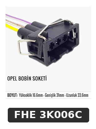 OPEL BOBİN SOKETİ