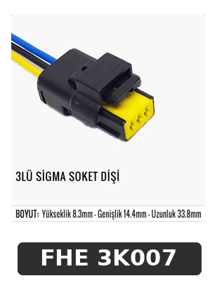 3LÜ SİGMA SOKET DİŞİ