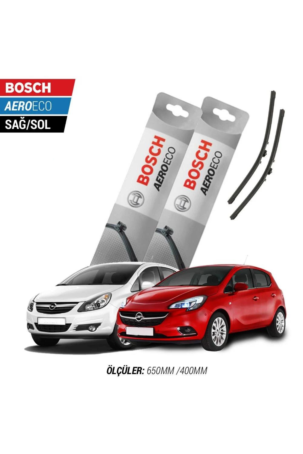 Opel Corsa D 2011 Model Bosch Aeroeco Muz Silecek Takımı
