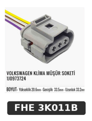 VOLKSWAGEN KLİMA MÜŞÜR SOKETİ 130973724