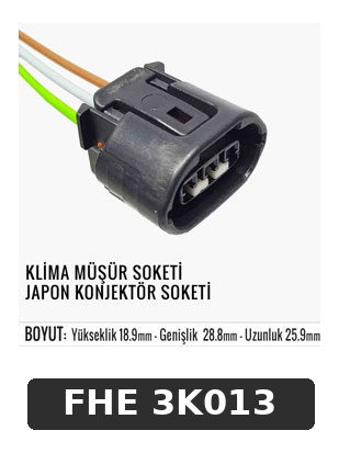 KLİMA MÜŞÜR SOKETİ JAPON KONJEKTÖR SOKETİ