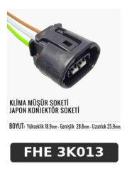 KLİMA MÜŞÜR SOKETİ JAPON KONJEKTÖR SOKETİ