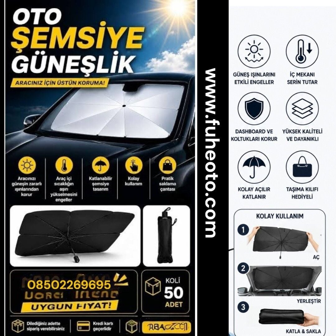Oto şemsiye güneşlik
