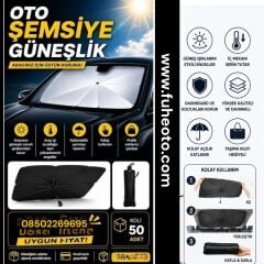 Oto şemsiye güneşlik
