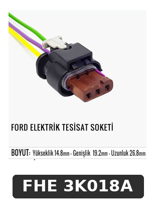 FORD ELEKTRİK TESİSAT SOKETİ